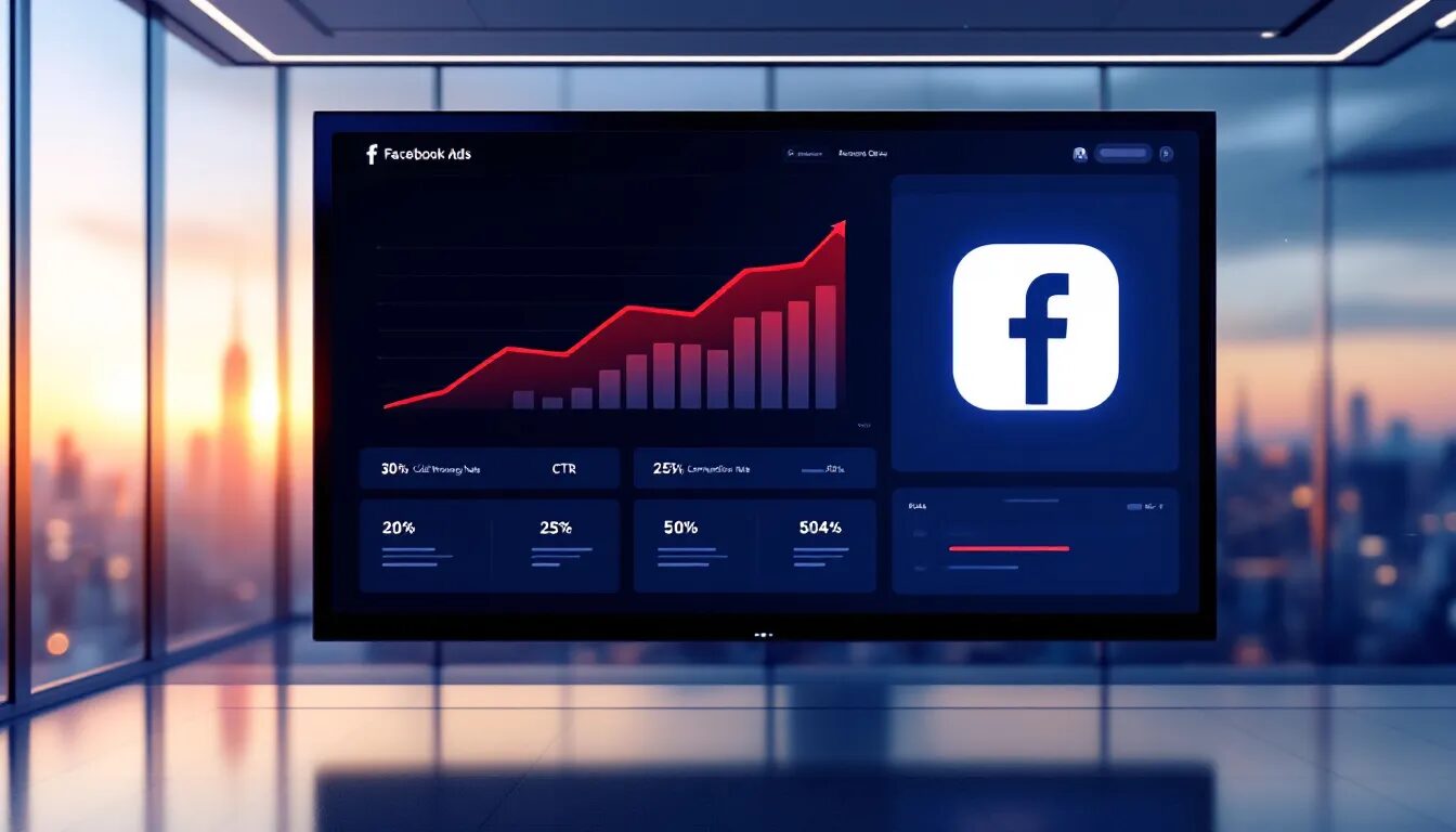 Measuring the performance of Facebook Ads through key metrics.