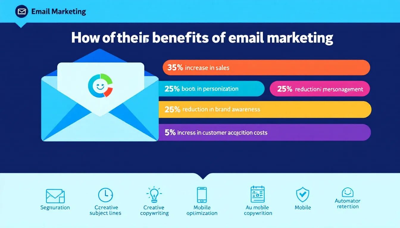 Benefits of email marketing.